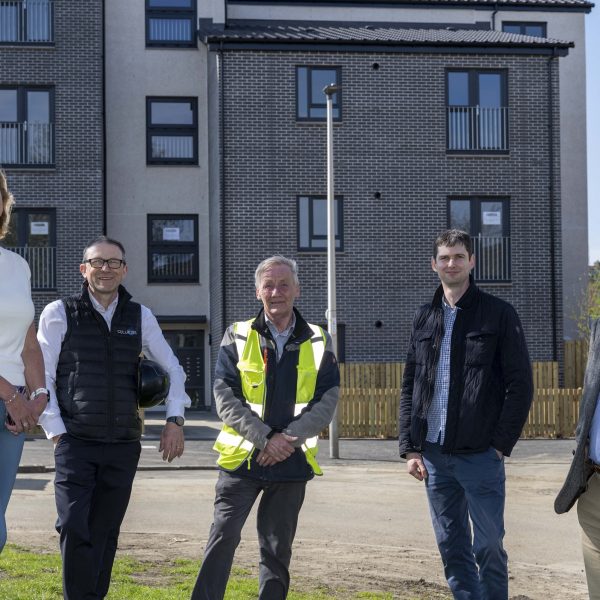 Photo of Harbour Homes and Cullross Ltd Telford Drive opening ceremony.