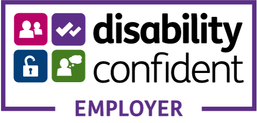 Disability Confident Employer logo.