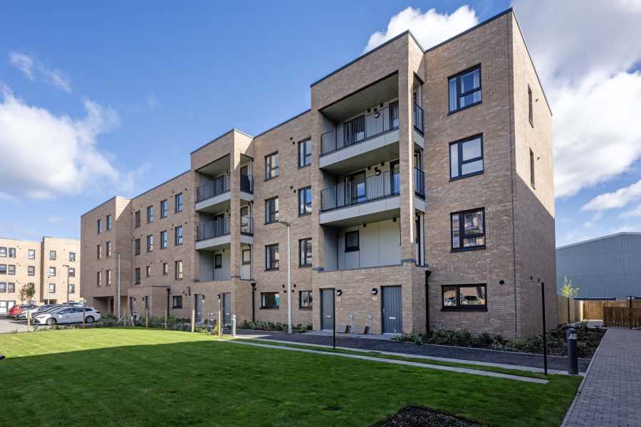 Photo of brick flats.